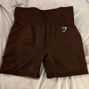 Gymshark vital shorts size medium cherry brown